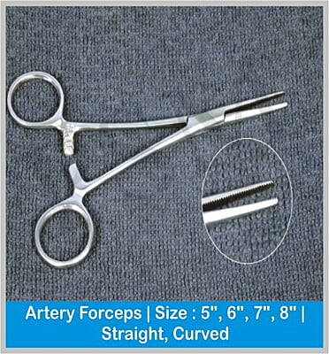 Artery Forcep 5,6,7,8 inch