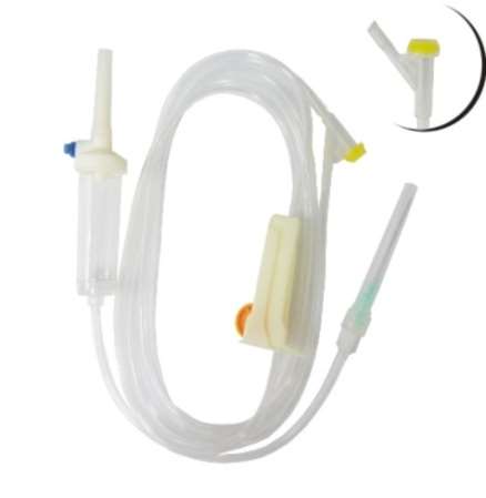 I.V. Infusion Set – Vented/Non-Vented (with Y Connector & Luer Lock) I.V. Infusion Set – Vented/Non-Vented (with Y Connector & Luer Lock)