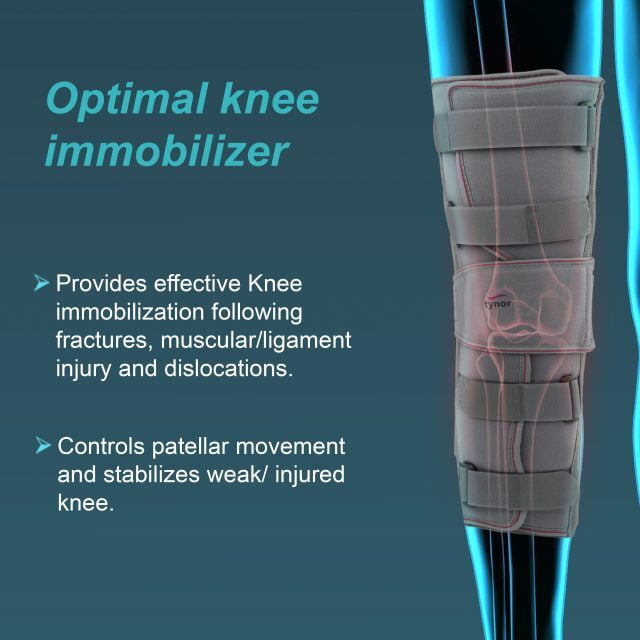 Tynor Medium Knee Immobilizer 19"(Comfortable,Light weight) Tynor Medium Knee Immobilizer 19"(Comfortable,Light weight)