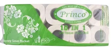 Princo 2 Ply Kitchen Tissue Towel Paper Roll