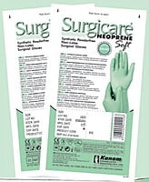 Synthetic Powder free Non-Latex Surgical Gloves - Neoprene