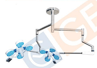 LED OT Light Ceiling Double Dome 4+4 Reflector