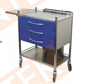 Difficult Incubations trolley with Colored Drawer Fronts
