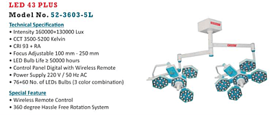 LED 43 Plus Model no. 52-3603-5L