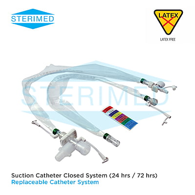 Suction Catheter Closed System (24 hrs  72 hrs)