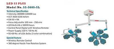 LED 53 PLUS Model no. 52-3605-5L