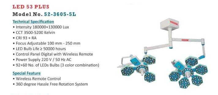 LED 53 PLUS Model no. 52-3605-5L