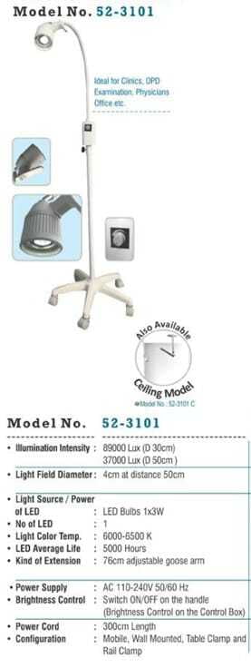 Examination Light Model no. 52-3101