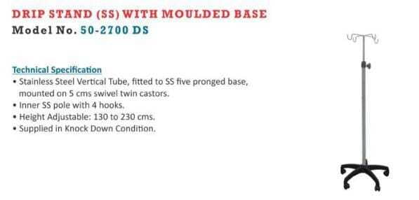 Drip Stand (SS) With Moulded Base Mole No. 50-2700 DS