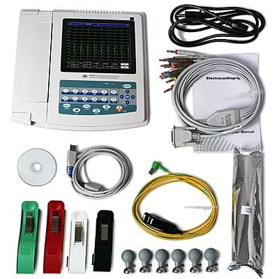 12 CHANNEL ECG - 9" INCH LCD (TOUCH SCREEN)-CMS1200G