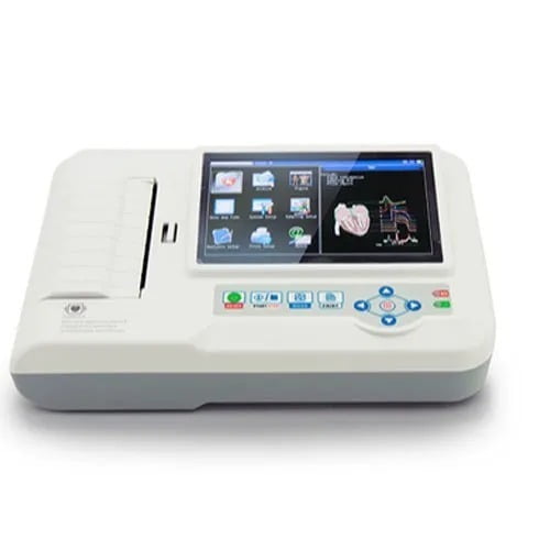 6 CHANNEL ECG - 5.7" INCH LCD (TOUCH SCREEN) - KM-6E 