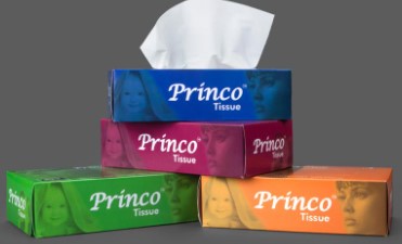 Princo So Soft 2 Ply Face Tissue Box - 200 pulls (200 Sheets) per Box